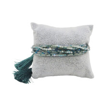 Bracelet bohème à franges en couches, fait à la main, en-8