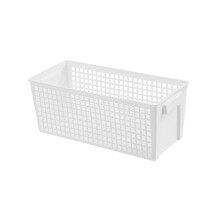 Rectangular Household Storage Basket with Modern Design, Large Opening & Double-Sided Handles – Versatile for Countertop or Laundry Room