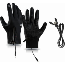 Outdoor Sports Gloves Short Plus Velvet Windproof Waterproof, 2025 Winter Thermal Gloves Touchscreen for Cold Weather