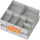 Set di 14 organizer pieghevoli per cassetti – Grigio 1