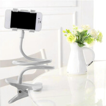 2026 New Sale! Gooseneck Bed Phone Holder, 360 Rotating, Flexible Arms Clip Mount for Smartphone – Compatible with All Phones