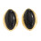 Versatile Resin Geometric Earrings Suitable for Casual-Black 1