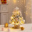 Mini-Weihnachtsbaum mit Beleuchtung, 35 cm, Beige 1