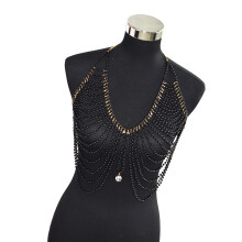 Collier gothique pour femmes, Imitation de perles, col licou,
