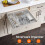 Expandable Acrylic Cutlery Drawer Organizer 9-Compartment 4