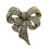 Broche Vintage Portable en strass, conception de nœud-1 1