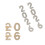Boucles d'oreilles pendantes à thème numéro 2026, bijoux-8 1