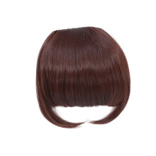 Clip In Bangs Fringe with Temples Hairpieces for Women Bangs in Synthetic Hair Extensions