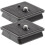 Metal Quick Release Plate 1/4" Screw for Camera Tripod 1