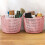 Panier de rangement de bureau imitation rotin (1 pièce) 5