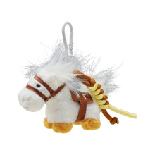 Everyday Carry Pluche Paard Sleutelhanger Zachte-Wit