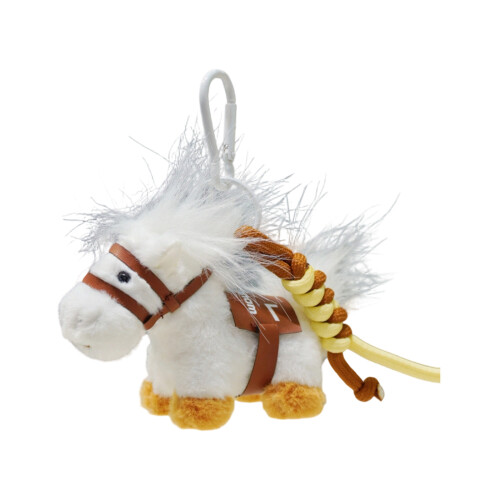 Everyday Carry Pluche Paard Sleutelhanger Zachte-Wit