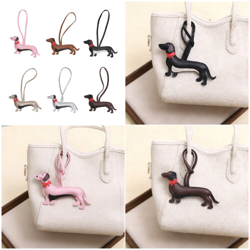Porte-clés en cuir PU résistant aux rayures, accessoire-Argent 2