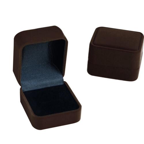 Fabric Jewelry Storage Box for Earrings – Elegant Square 2