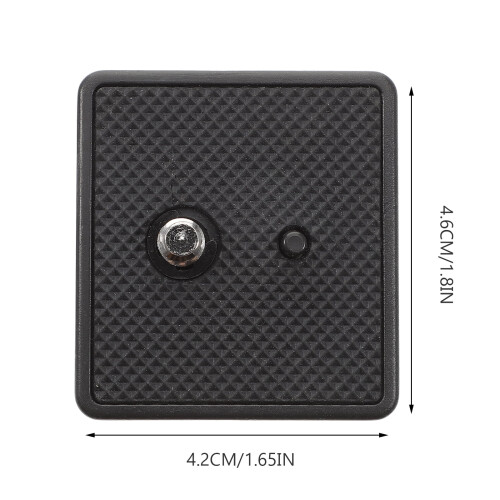 Metal Quick Release Plate 1/4" Screw for Camera Tripod 1