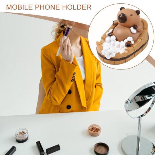 Capybara Phone Stand Resin Desk Holder 1