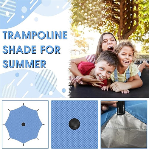 Trampoline Sun Shade Cover 14ft UV Protection 1