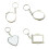 Sturdy Metal Key Holder Mini Cosmetic Mirror Compact-round 2