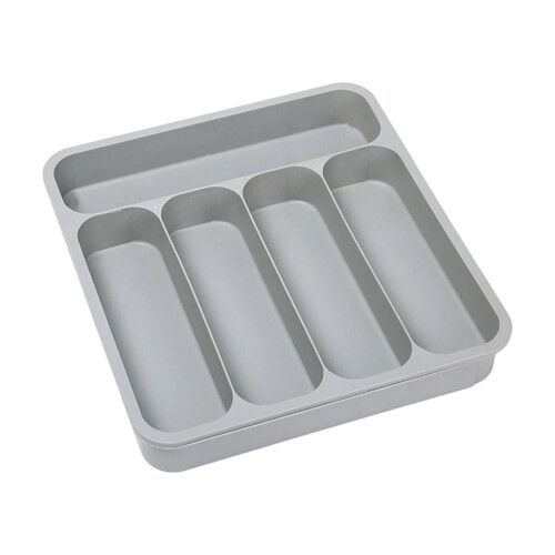 Organizer per posate espandibile a 5 scomparti in plastica 1