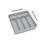 Organizer per posate espandibile a 5 scomparti in plastica 3