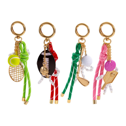 Lightweight Accessory Keychain Golf Racket Design-golf clubs 1