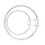 2Pcs Portable Acrylic Sewing Hoops For DIY Craft-Transparent 1