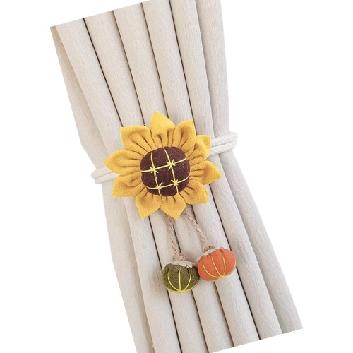 Drape Tieback Holders Curtain Tiebacks Flower Curtain Buckles-4