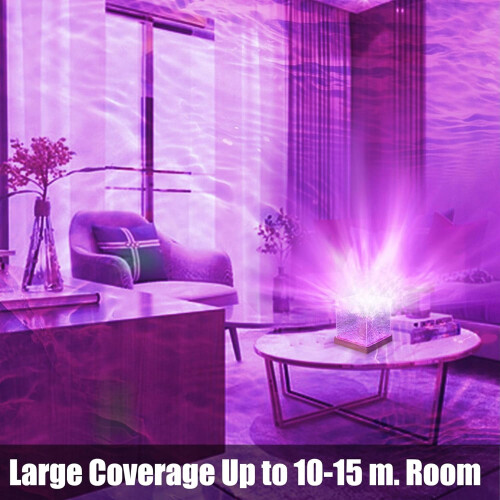 Oceaangolfprojectorlamp – 16 kleuren, roterende rimpeling 1