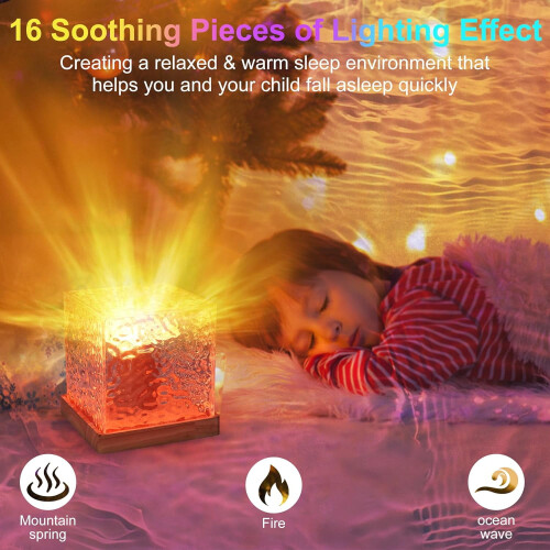 Oceaangolfprojectorlamp – 16 kleuren, roterende rimpeling 2