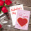 Herzförmige Valentinstagskarten, Papier, 8er-Pack 4