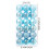 Christmas Tree Baubles Sky Blue 1.2In 36PCS 3
