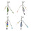 Hars vis sleutelhanger Lichtgewicht-kleur 2