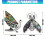 Delicate Natural Shell Alloy Exquisite Cicada/Peace Doves-82 4