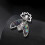 Delicate Natural Shell Alloy Exquisite Cicada/Peace Doves-82 5