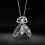 Delicate Natural Shell Alloy Exquisite Cicada/Peace Doves-82 7