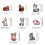 Broche en forme d'animal en alliage à la mode, Badge solide,-7 3