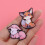 Broche en forme d'animal en alliage à la mode, Badge solide,-7 6