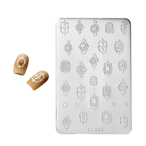 Modèle de conception d'ongles en relief de fleur polyvalent-7 2