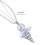 Collier ras de cou réglable avec pendentif en perles de crème-4 4