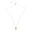 Collier élégant avec pendentif poulpe/méduse, longueur-B 5