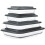 8-Pc Deep Glass Baking Dish Set with Plastic Lids, Rectangular Bakeware for Lasagna, Freezer-to-Oven & Dishwasher Safe, Gray 1