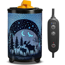KitchenKey Electric Wax Warmer – Deer-in-Forest Design, PTC Heating, Fast Melting & Long-Lasting Scent, Home Decor Piece – Compatible with