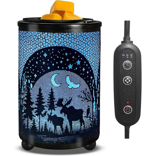 Elektrische waxbrander met hertenbosdesign, PTC-verwarming, 1