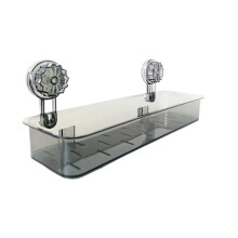 Boîte de rangement à ventouses et étagère pour salle de bain (1 pièce)