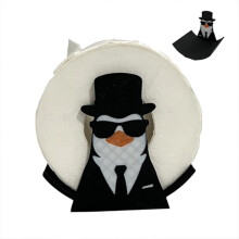 Sealbhóir Páipéir Penguin don Chistin nó don Seomra Folctha