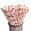 Disposable Kraft Paper Straw Cool Summer Fruit Pattern Paper Straw 5