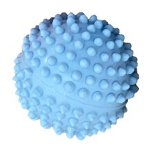 Reusable Plastic Dryer Balls - 2.56in Fabric Softener Laundry Aid, Wrinkle & Static Reducer for Eco-Friendly Drying (Blue)