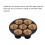 Silikonmuffinsformar för airfryer 3,5–5,8 l 5