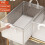 PVC Transparent Wardrobe Storage Box with Metal Frame 2