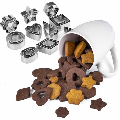 30-teiliges Mini-Ausstechformen-Set aus Edelstahl – 10 Formen 1
